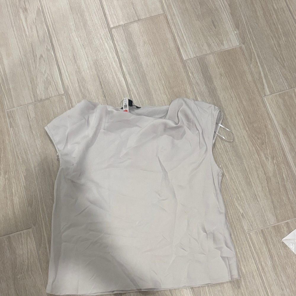 Banana Republic Light Gray Women's Blouse